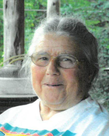 abenaki elder carol irons in the woods